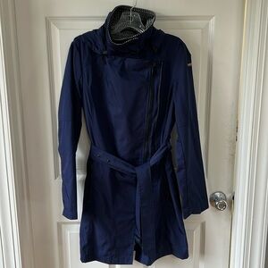 Marc New York by Andrew Marc hooded navy rain jacket